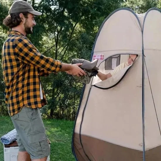 Naturehike Shower and Changing Tent - Brown (140*140*230)